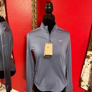 Nike Women's Purple Half-Zip Top